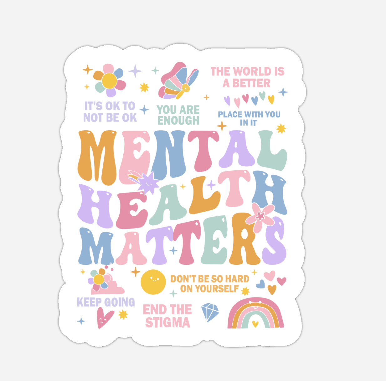 Mental Health Matters Sticker
