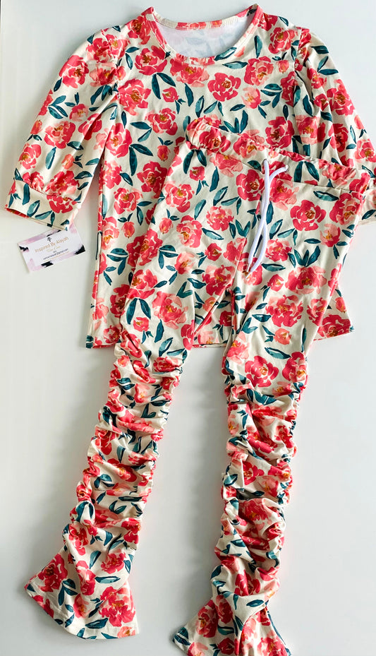 Flowers Stack Pants image 0