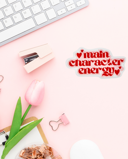 Main Character Energy Sticker