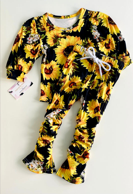 Sun Flowers Stack Pants image 0