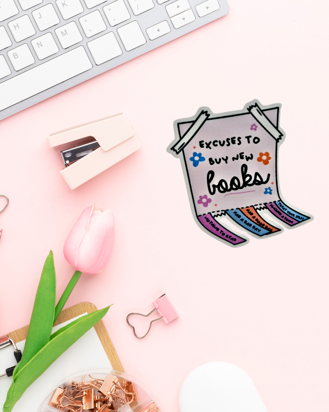 Excuses To Buy More Books Sticker