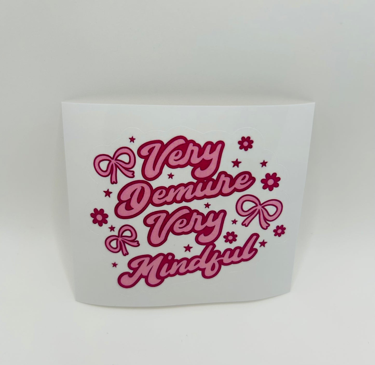 Very Demure Very Mindful Sticker