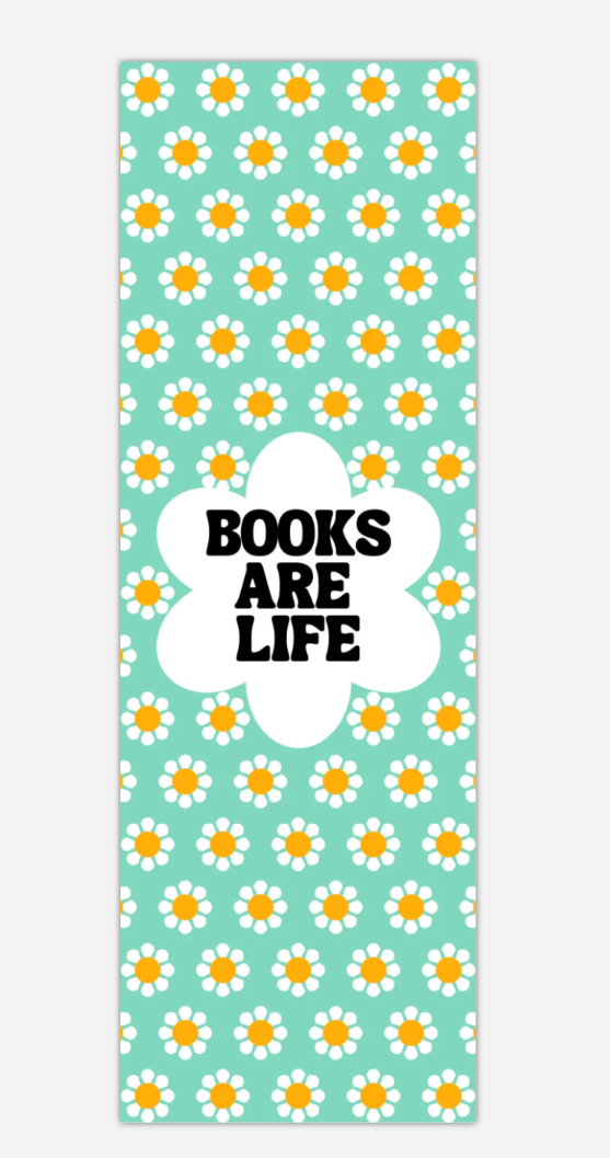Books Are Life Bookmark